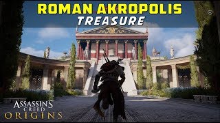 Loot Treasure Location  Roman Akropolis Underground Chest  Cyrene  Assassins Creed Origins [upl. by Odareg570]