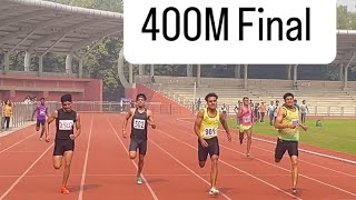 400m Final  Delhi state school games 400m race [upl. by Arenahs]