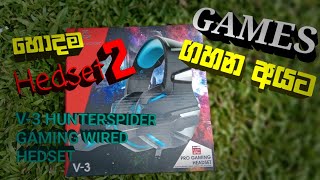 Hunterspider Gaming headst unboxing GAMING WITH DIDU [upl. by Moynahan681]