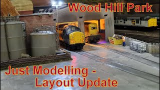 Weathering fuel tanks amp depot lighting Just modelling Layout Update 72 [upl. by Eriha]