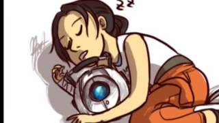 Chell x Wheatley Come Wake Me Up [upl. by Airamanna]