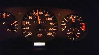 Mercedes Benz W124 230 CE acceleration 0100 [upl. by Airyk]