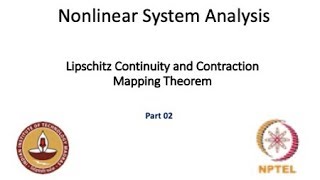 Lipschitz Continuity and Contraction Mapping TheoremPart 02 [upl. by Pearlman]