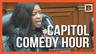 Clown Show Dem Rep Jasmine Crockett Turns Garland Contempt Hearing into Screaming Insult Match [upl. by Nioe]