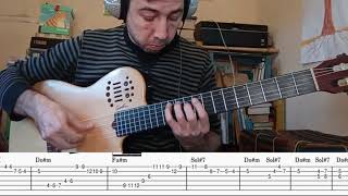 La litoraleña  Tutorial guitarra con tablatura de la introduccion punteo Chaqueño Palavecino [upl. by Frohman708]