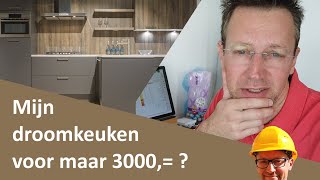 Goedkope droomkeuken met 2e hands IKEA en wrapping  Zelf Een Huis Bouwen [upl. by Eivets]