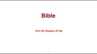 Part 39 Exodus 2728 [upl. by Richman]