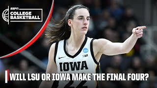 LSU vs Iowa Elite 8 Preview Which version of Caitlin Clark will we see  ESPN College Basketball [upl. by Jodie]