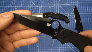 Spyderco Paramilitary 2 Tanto реплика [upl. by Ytsihc]