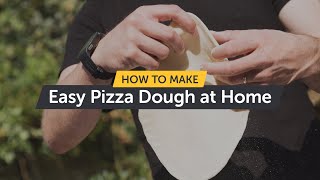 Easy Pizza Dough at Home ft Chef Jason  Making Pizza At Home [upl. by Sparhawk]