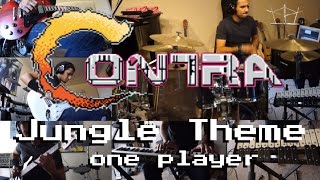 Contra Stage 1 Jungle Theme Cover Guitar Bass Piano Drums and More 魂斗羅 [upl. by Uund]