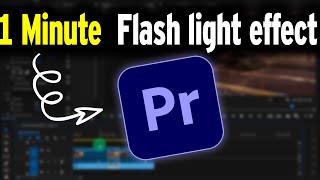 Master the Art of Creating Flashing Light Effects in Premiere Pro  how to adobe [upl. by Femmine]