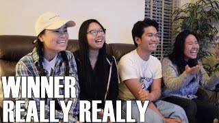 WINNER  Really Really Reaction Video [upl. by Janean]