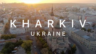 KHARKIV from above  Ukraine  4K Drone Video [upl. by Arbmat761]