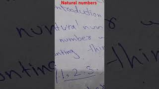 shortsvideo naturalnumber maths  chapter2 class 9th introduction [upl. by Hanfurd]