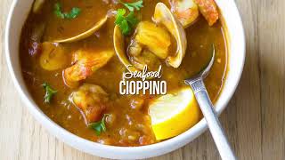 Seafood Cioppino Recipe [upl. by Ydniahs]