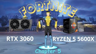 RTX 3060  Ryzen 5 5600x Fortnite Chapter 5 Directx11 [upl. by Malda]