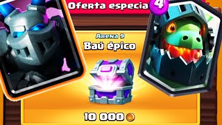 Clash Royale Ganhamos o Megasservo e Nova Carta Dragão Infernal [upl. by Yelnats]