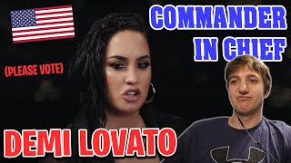 Demi Lovato  Commander in Chief REACTION Official Music Video [upl. by Ariayek]