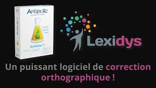 Logiciel Antidote Correcteur dorthographe [upl. by Pucida]