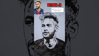 DRAWING NEYMAR JR art gambar drawing sketch [upl. by Oeak971]