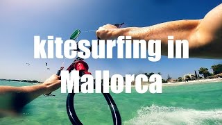 Kitesurfing in Pollenca  Mallorca [upl. by Oly]