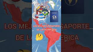 LOS MEJORES PASAPORTES DE LATINOAMÉRICA countryballs paises mapa curiosidades [upl. by Euqinim163]