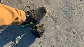 Discovery of tar balls on Long Island beach prompts investigation [upl. by Acessej]