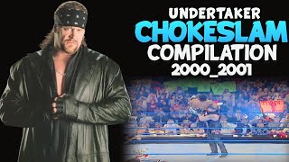 Undertaker Chokeslam Compilation 2000s2001 [upl. by Mommy]