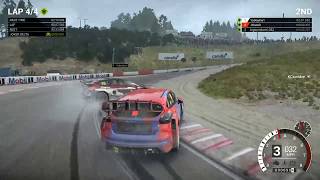 DiRT 4 Online Rallycross Close Racing in Norway  PS4 Pro [upl. by Marka589]