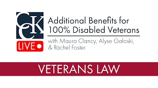 Additional Benefits for 100 Disabled Veterans [upl. by Attwood798]