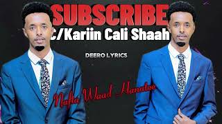 CKARIIN CALI SHAAH  NAFTA WAAD HANATEE   SPEED UP SONG [upl. by Redienhcs]