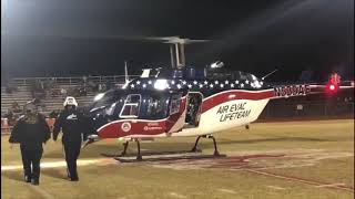 Air Evac Brings Game Ball To McGehee AR SD HS Football Game Friday November 15th [upl. by Candida26]