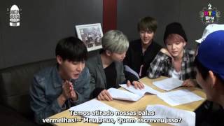 LEGENDADO BTS 꿀 FM 0613 BTS FESTA 2015 [upl. by Sidonia]