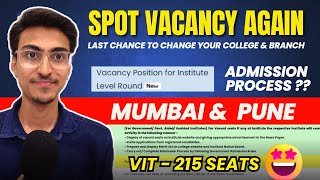 MHT CET 2024  Spot Round Again  Admission Process 💪🏻 Latest Update by CET CELL  MHT CET CAP Round [upl. by Syl]