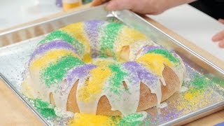 How To Make a Mardi Gras King Cake  Southern Living [upl. by Asenev]