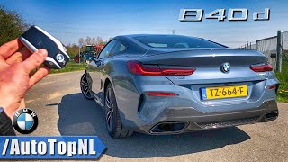 BMW 8 Series 2019 840d xDrive REVIEW POV Test Drive on AUTOBAHN amp ROAD by AutoTopNL [upl. by Lim]