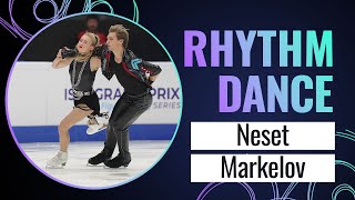 NESET  MARKELOV USA  Ice Dance Rhythm Dance  GP Final 2023  JGPFigure [upl. by Artep844]