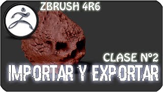 Tutorial Zbrush en Español 2  Importar y Exportar objetos [upl. by Artek]