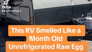 This RV smelled like a month old unrefrigerated raw egg smellyrv [upl. by Helfand]