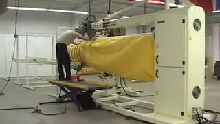 Large Spiral Ducting Hot Air Welder [upl. by Ileek630]