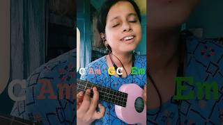 Amay Vasaili Re  Ukulele Chords  bengalisong ukulele tutorial [upl. by Akerahs]