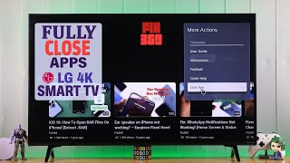 How to Close Apps on LG Smart TV 4k Fully Force Stop Apps [upl. by Donough757]