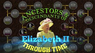 Ancestors amp Descendants of Elizabeth II Through Time 17742023 [upl. by Henryson350]