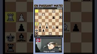 Carlsen Allows the Rare En PASSANT MATE shorts [upl. by Snell]