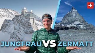 ZERMATT vs JUNGFRAU REGION Which is better [upl. by Randell]