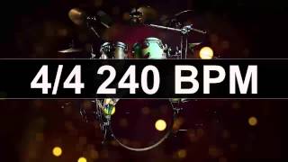 🔴 Drums Metronome 240 BPM [upl. by Adanama]