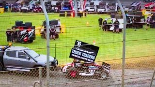 Billy Barrows Black Magic Sprintcar at 2023 Classic [upl. by Adnylem]