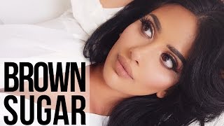 Soft Brown Makeup  Kyshadow  Brown Sugar Lip Kit Tutorial  irenesarah [upl. by Nos191]