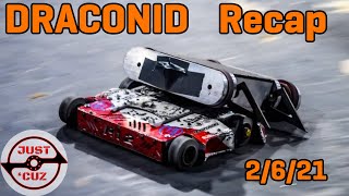 February 2021 Norwalk Havoc Event Recap Draconid 12lb Hobbyweight Combat Robot [upl. by Wenoa]